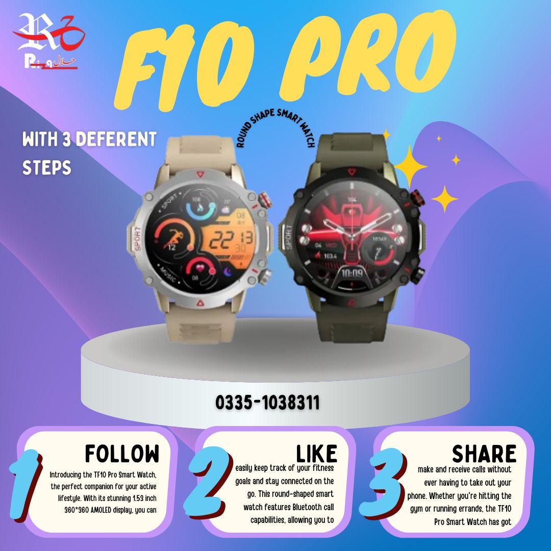 Fitness Tracker F10 Smartwatch Features F10 Pro Sports Watch Full