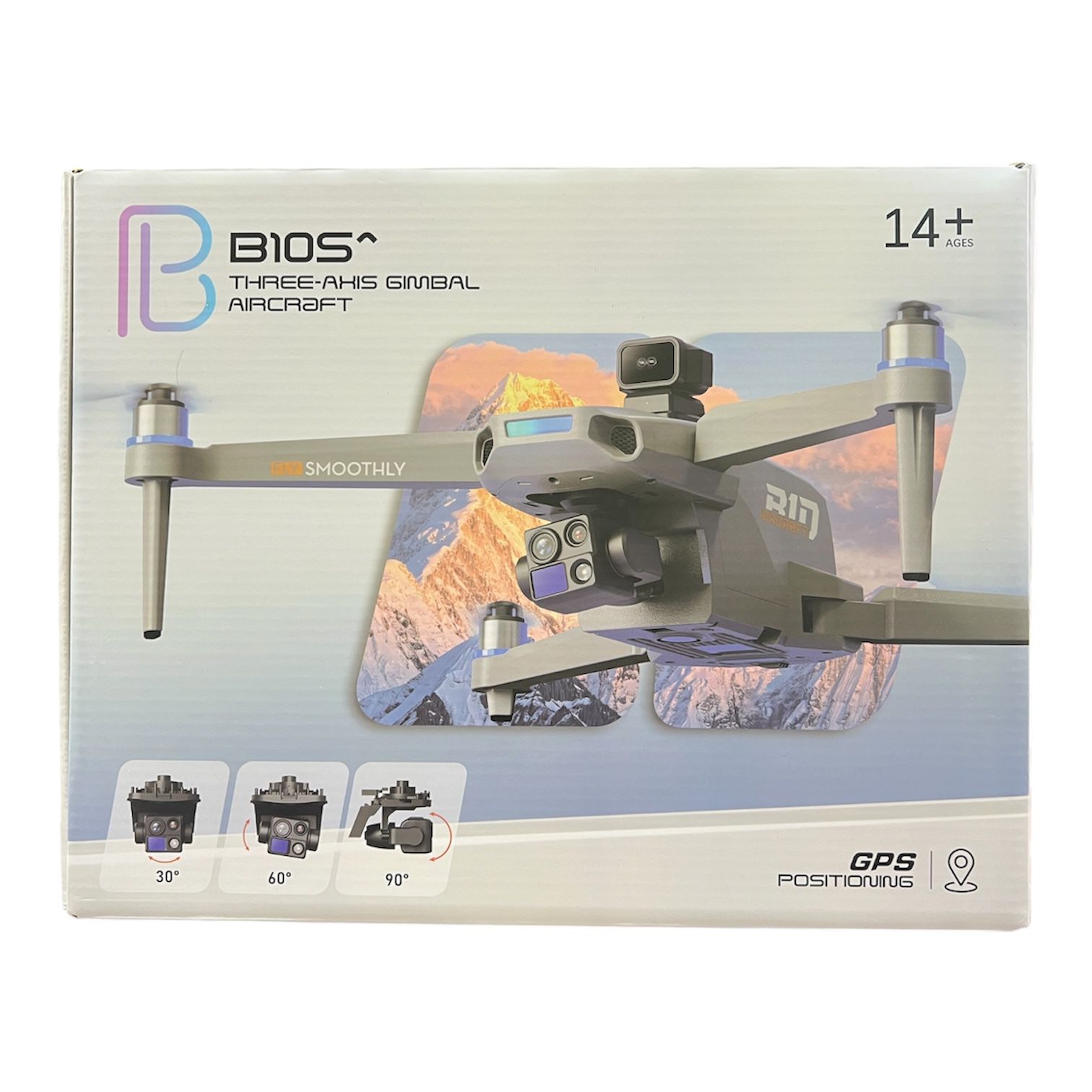 B10S GPS Touch Screen Foldable Camera Drone with 3-Axis Gimbal | Brushless Motor HD Camera Drone | Smart Flight & Stable Aerial Photography