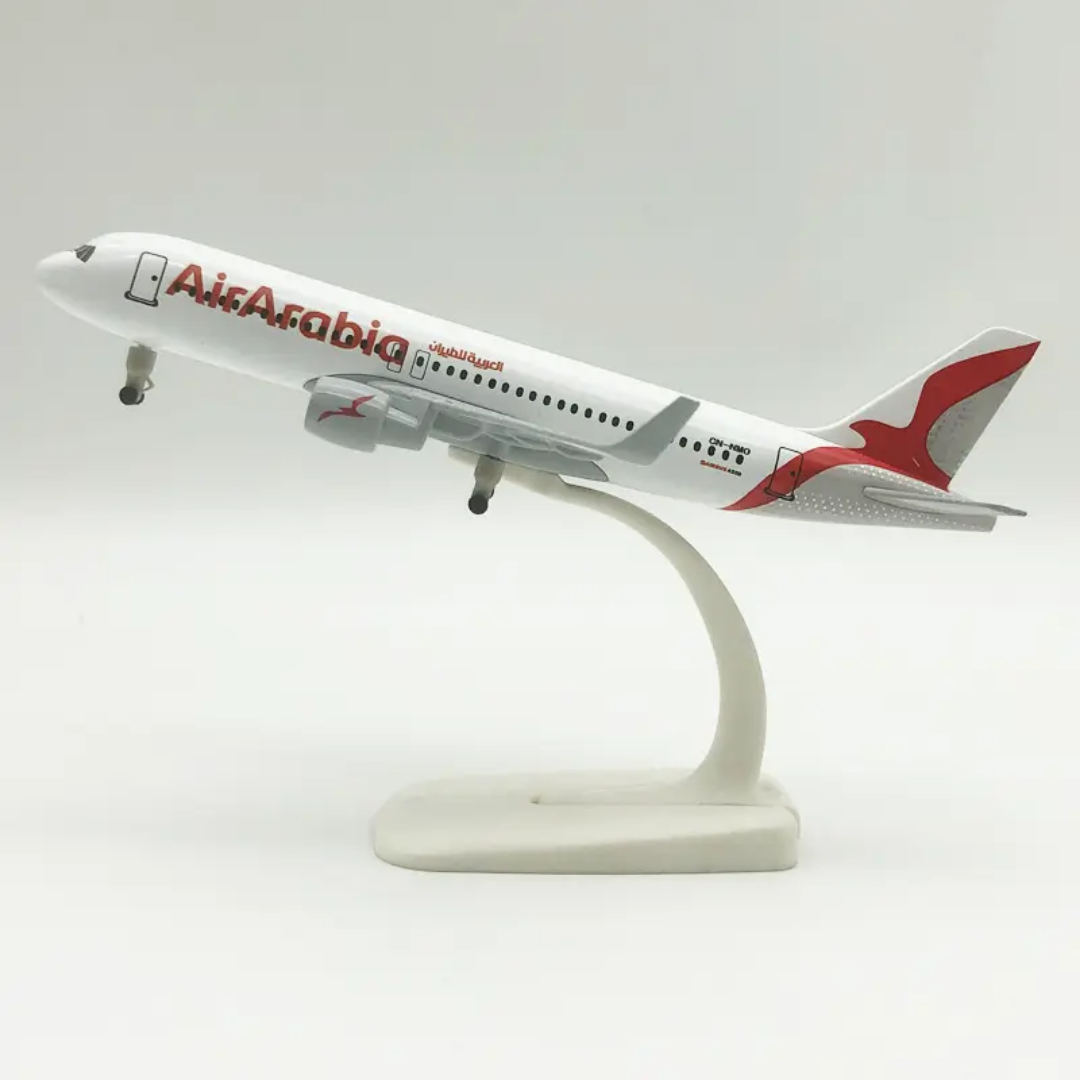 Air Arabia Airbus A320 20cm Diecast Airplane Model with Wheels