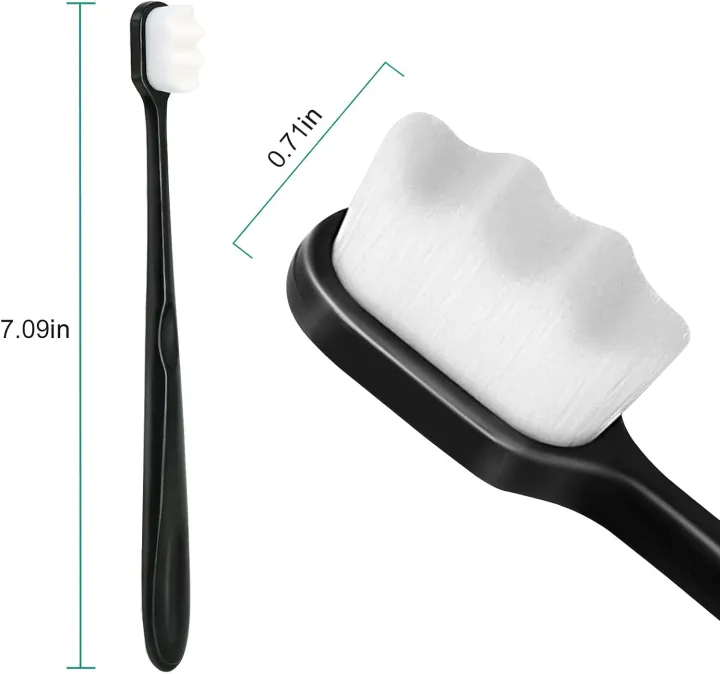 Ultra Fine Soft Toothbrush Nano Bristle Adult Tooth Brush Teeth Deep Cleaning Dental Oral Care Antibacterial G
