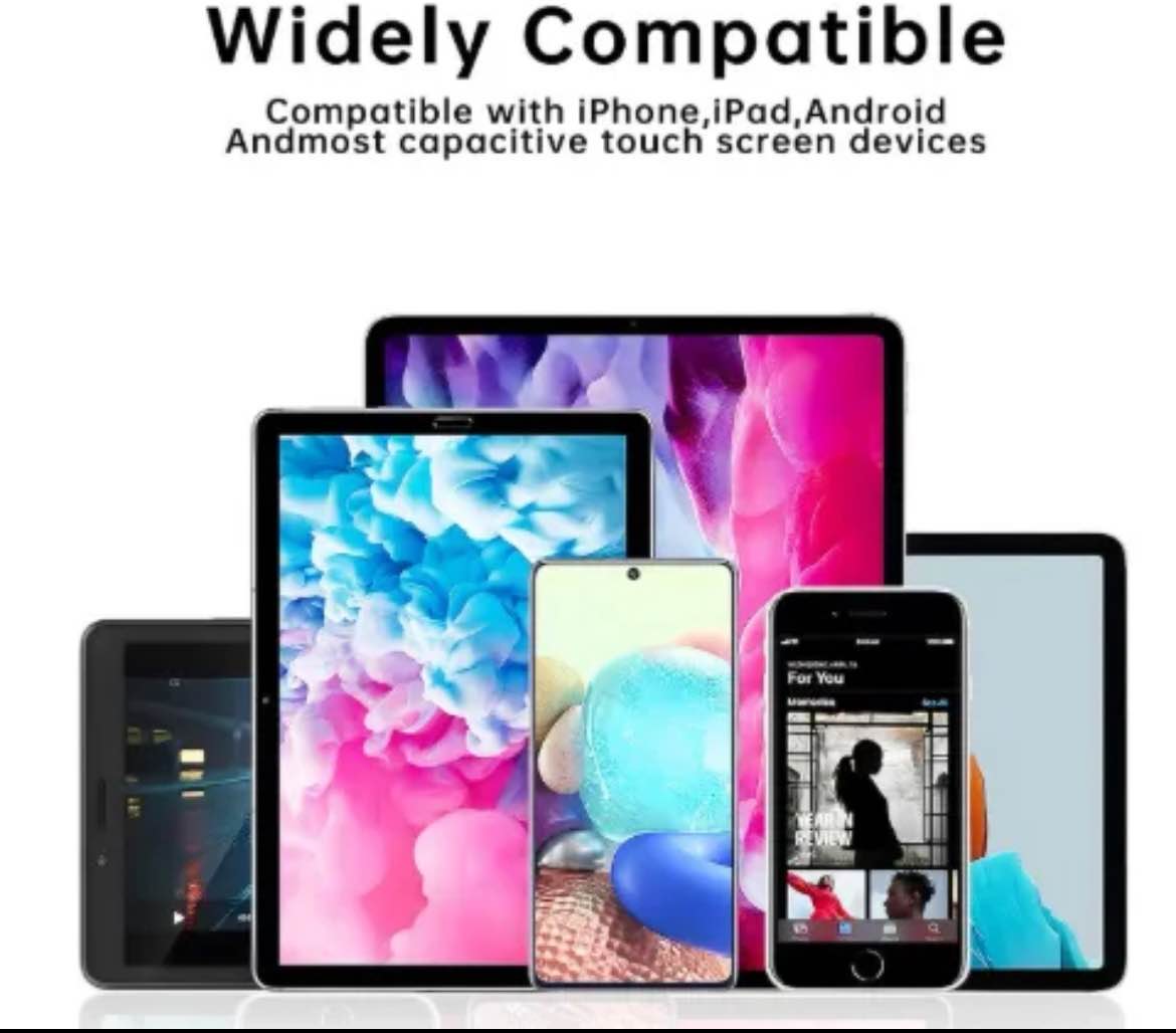 2 In 1 Stylus Pen For Cellphone Tablet Capacitive Touch Pencil For Smart Phone Layor| 2 in 1 Universal Stylus Pen for Tablet Mobile Phone Pad Screen Podazz Double-headed Silicone Disc Drawing Tablet Phone Capacitor Pen