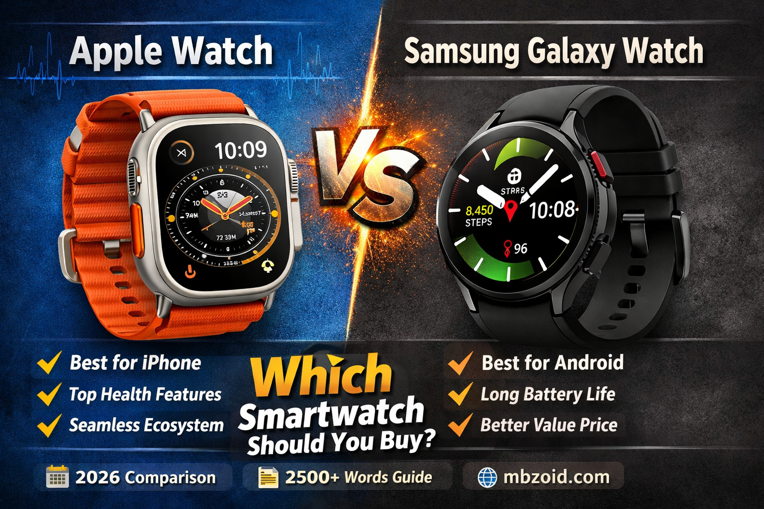 Apple Watch Ultra smartwatch with health tracking, fitness features and premium design for iPhone users