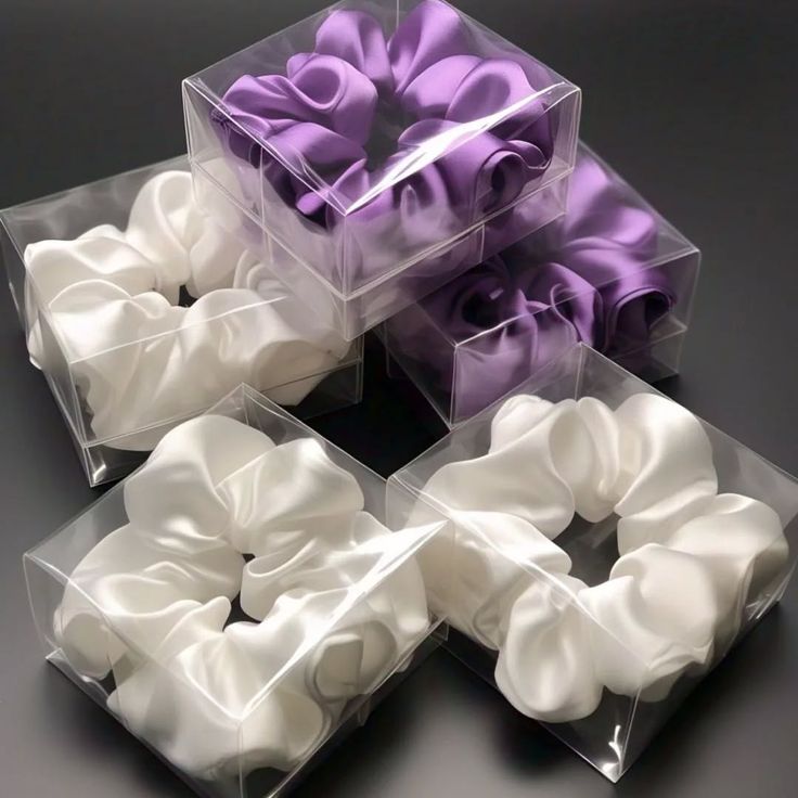 Scrunchies for Girls High-Quality Silk Premium Hair Bands Pack of 1