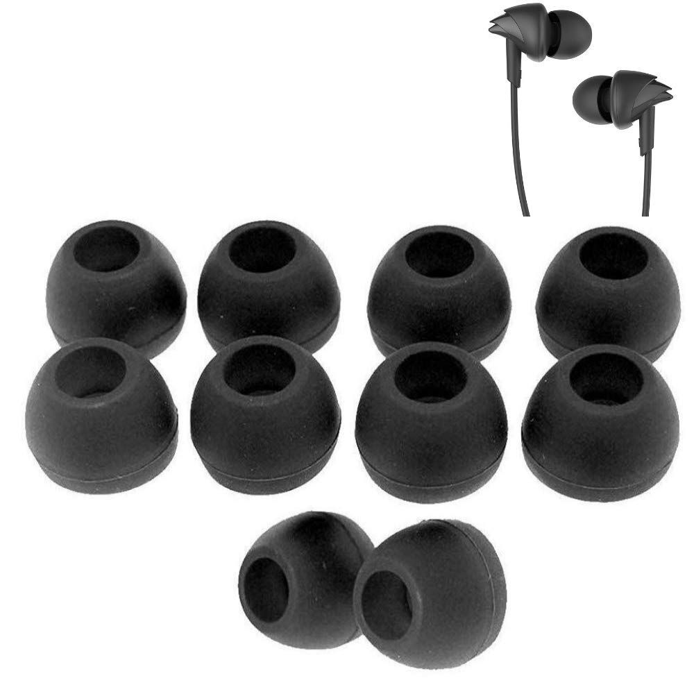 3 Pair (6Pcs) Soft Silicon Ear bud Tips For Handfree | Woofer Handfree Rubber | Buds for In Ear Headphones PREMIUM QUALITY