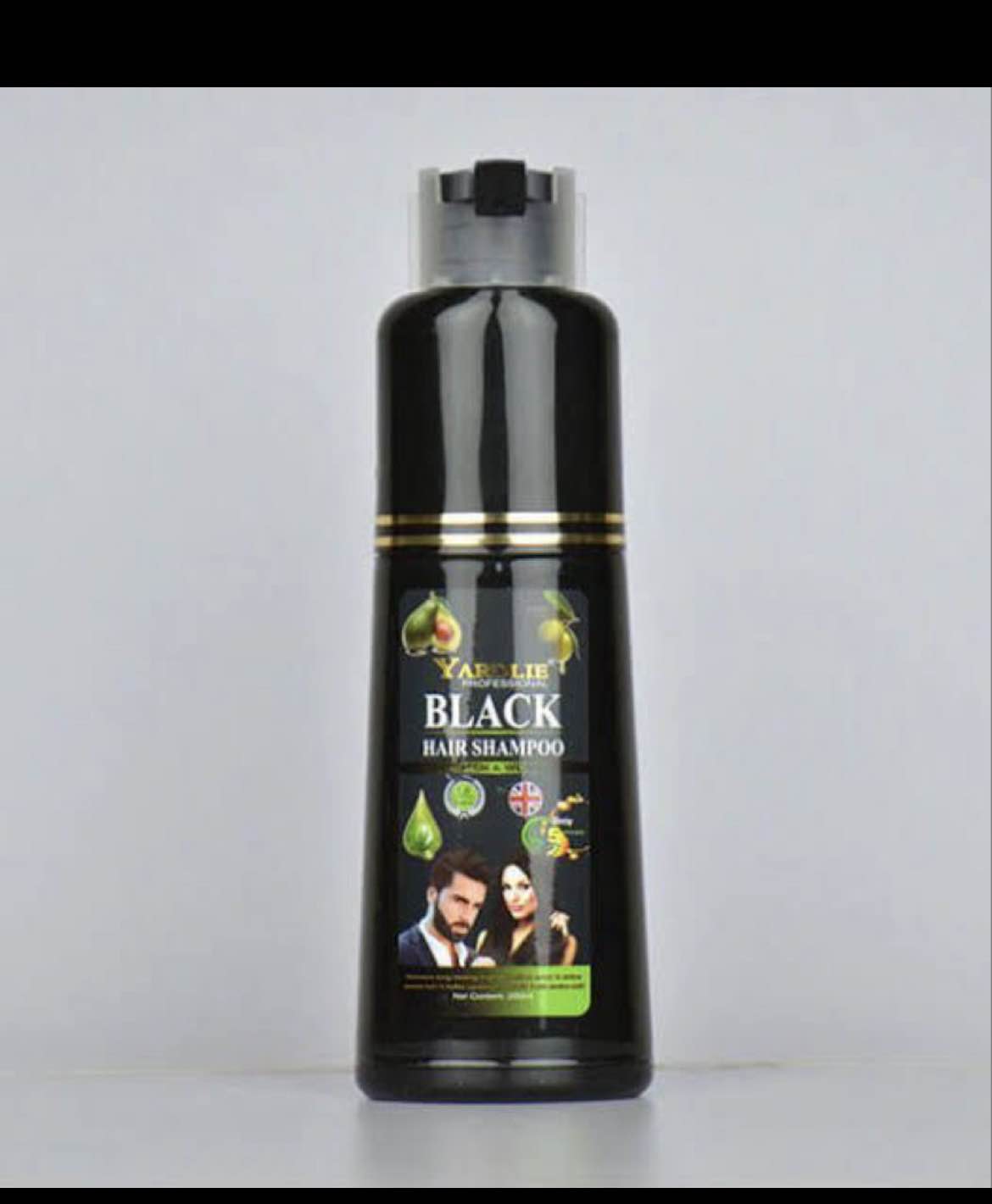 Yardlie Professional Black Hair Color Shampoo 200ml