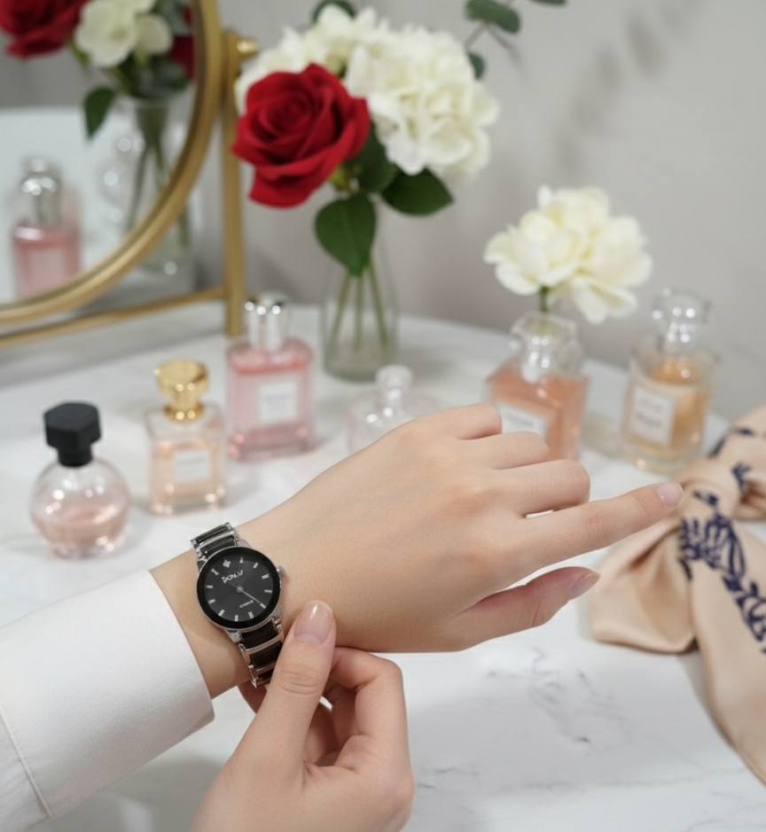 Classic Watches for Girls Women’s Luxury Wrist Watches Quartz Water Resistant Ladies Watches