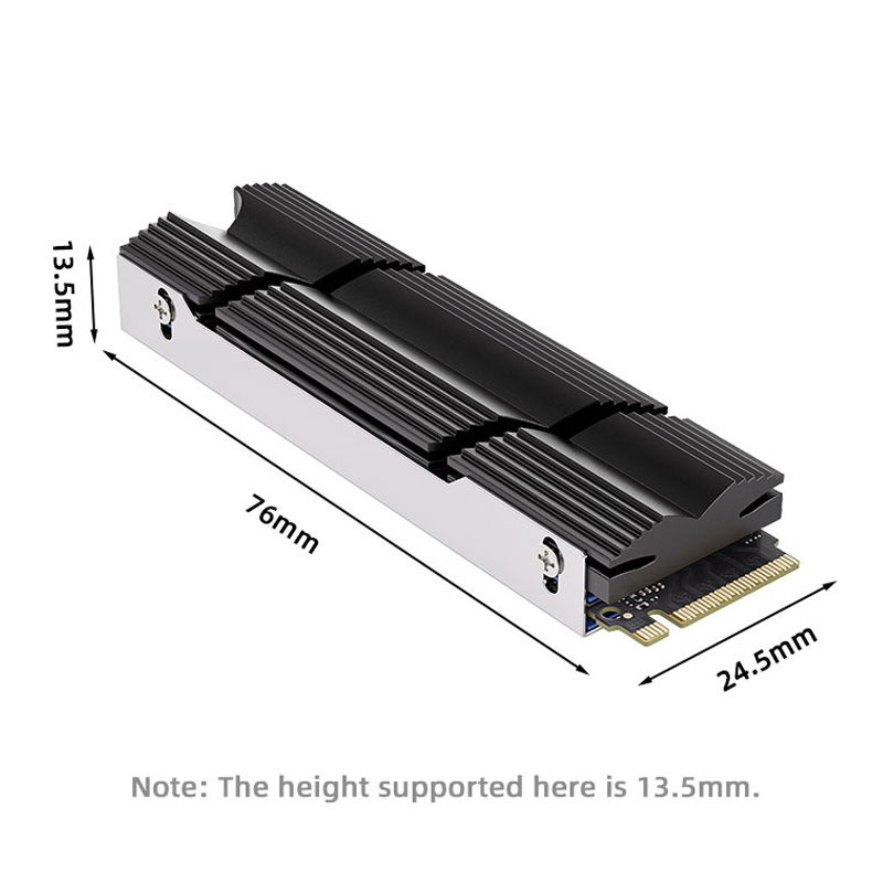TEUCER M.2 SSD Heat Sink 2280 NVME SSD Radiator Aluminum Alloy Material For PC Desktop Computer Motherboard Hard Disk Cooler