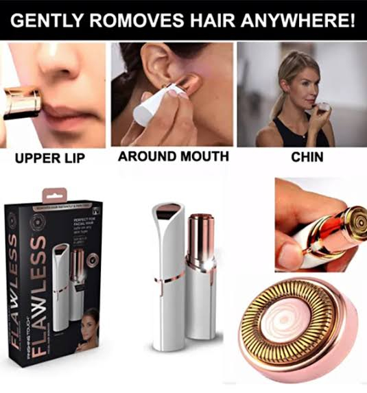 Hair Remover, Hair Removal Electric Trimmer - High Quality Pocket Sized Facial Hair Removal Machine, Epilator For Upper Lips, Lipstick Shape Razor, Eyebrow Shaver, Hair Trimmer For Women - Smooth Skin Hair Remover