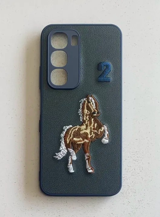 Infinix Hot 60/ Hot 60i Embroidered POLO Back Cover