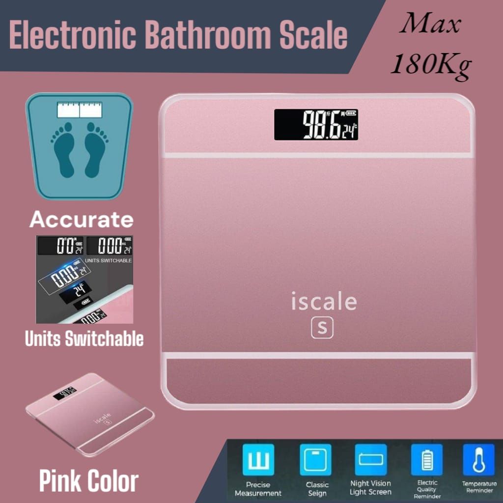 Imported 100% Accurate Tempered Glass Electronic Digital Body Weight Scale Digital Body Weight Machine Digital Personal Body Weighing Scale Digital Personal Body Weighing Machine Digital Bath Scale Digital Bathroom Scale Portable Weight Scale Machine
