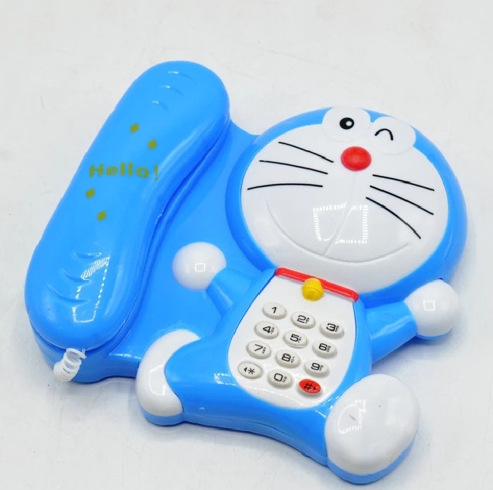 Kalri shop Doremon Telephone for Kids Learning Talk on
Phone / Doraemon Telephone Setwith free cell  for Kids /
Telephone Toys for Kids, Girls and Boys /
Musical Doraemon Toys