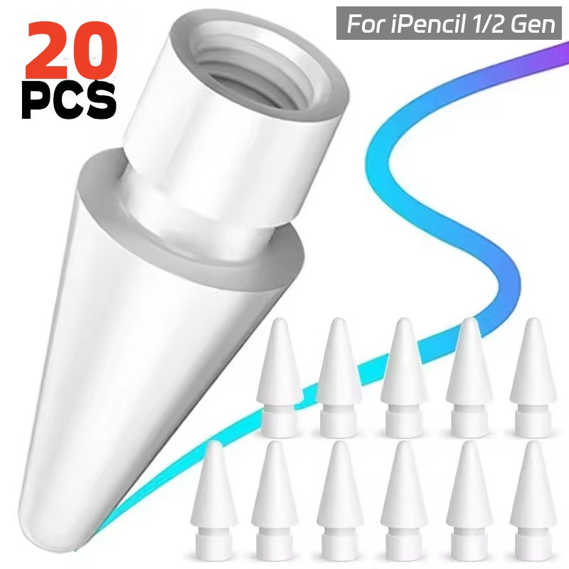 For  Pencil 1st/2nd Pencil Nibs Tip Replacement Silent Tablet Pen Nib Wear-resistant High Sensitivity for  IPencil Tip