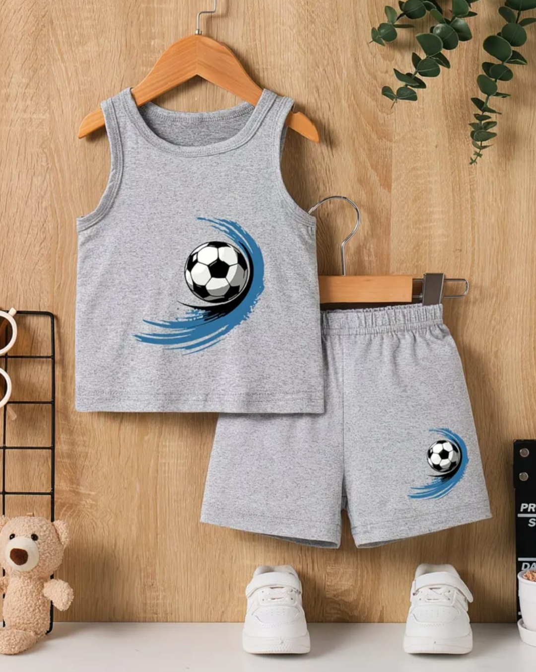T-shirt Sando And Shorts Pants For Kids Baby Boys And Baby Girls Dresses Short Sleeves Tee Top's Clothes Set's Dresses Outfit Suit For Unisex JHA