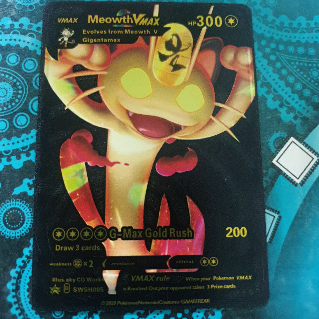 Pokemon card Pokemon Black card rare Meowth VMAX | Daraz.pk Pokemon card Pokemon Black card rare Meowth VMAX | Daraz.pk