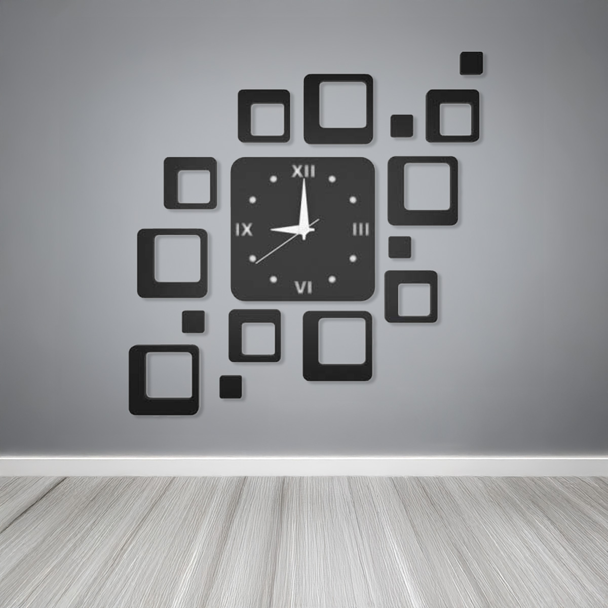 New Wooden Wall Clock 24x30 Inches Large Size Stylish Design for Bedroom, Living Room, Office, and Home Decor