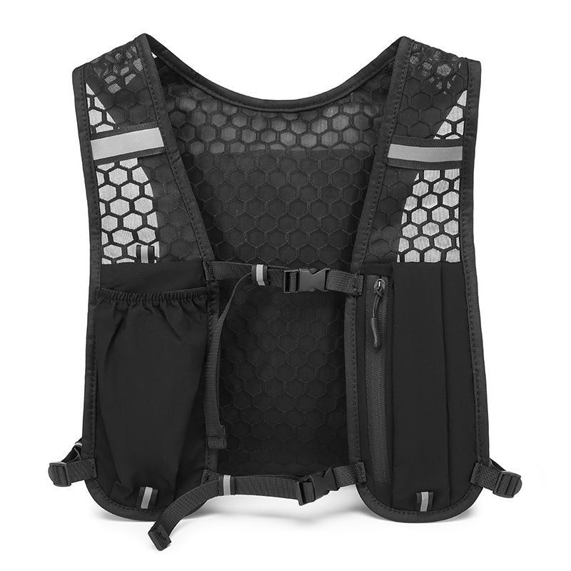 Reflective Running Vest Hydration Pack with Phone Pocket Lightweight Cycling Gear