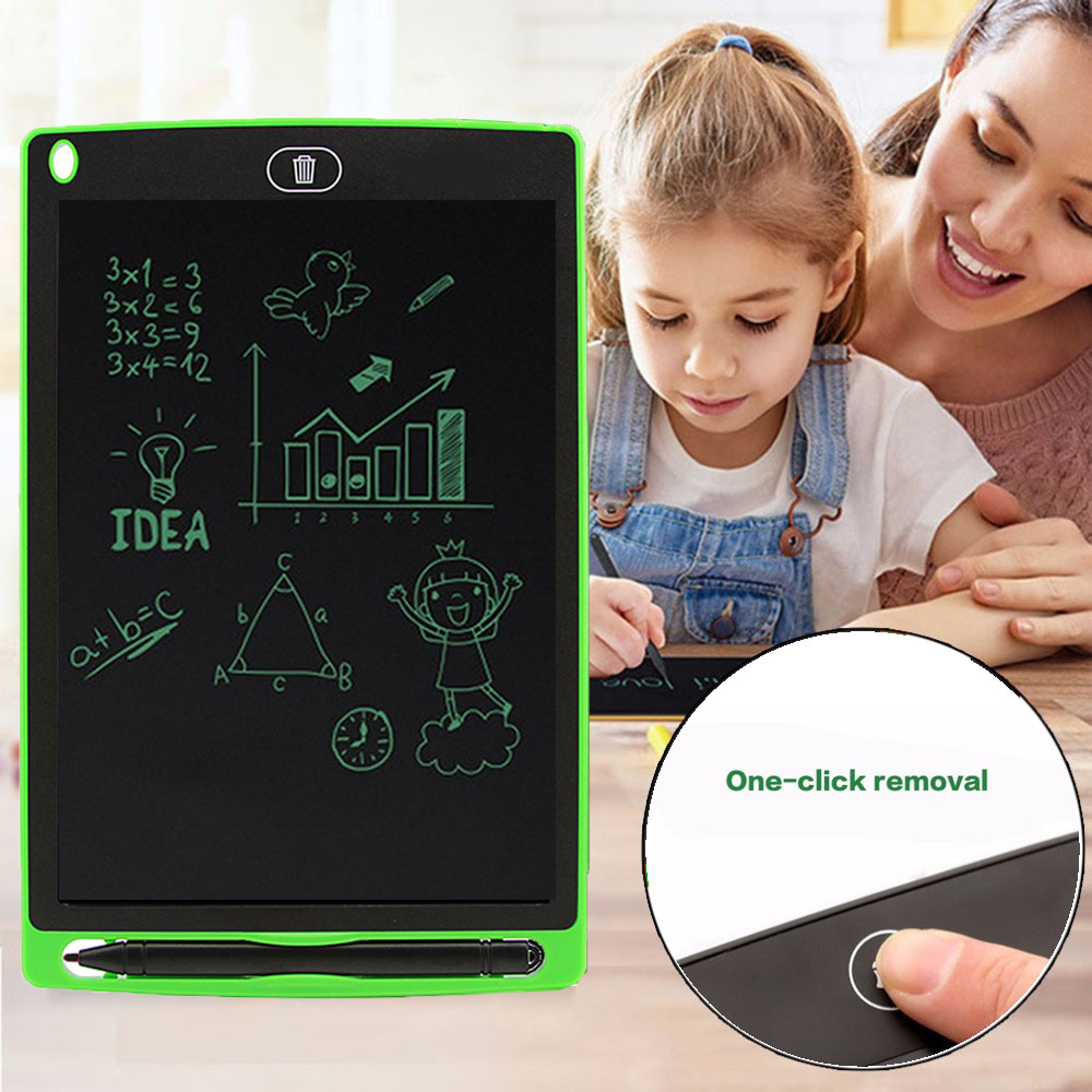 LCD Writing Tablet 8.5 Inch – Multicolor Digital Drawing Pad & Electronic Erasable Writing Board – Educational Learning Toy for Kids – Portable Digital Notepad for Writing, Doodling, Sketching & Drawing – Eco-Friendly Paperless Board