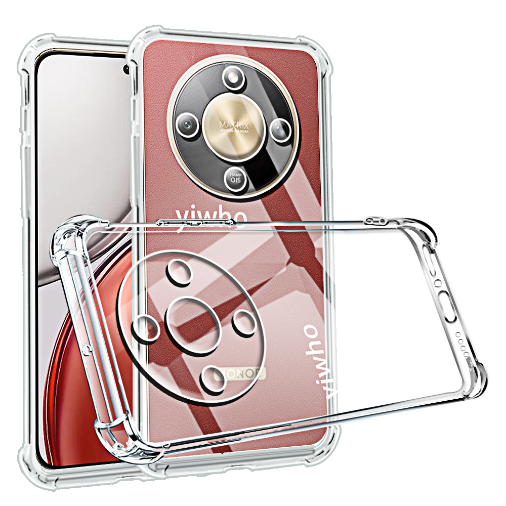 Transparent Phone Case for  Honor Magic8 Lite Clear Soft TPU Back Cover for Honor X9D 5G Protective Shell Magic 8 Lite