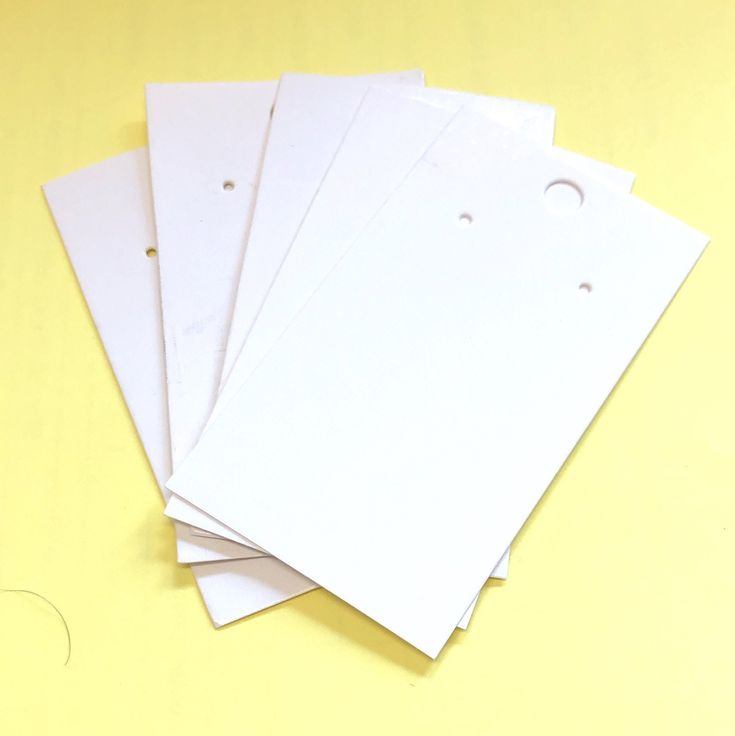 Premium Earring Holder Cards – Blank Display for Earrings – Jewelry Packaging
