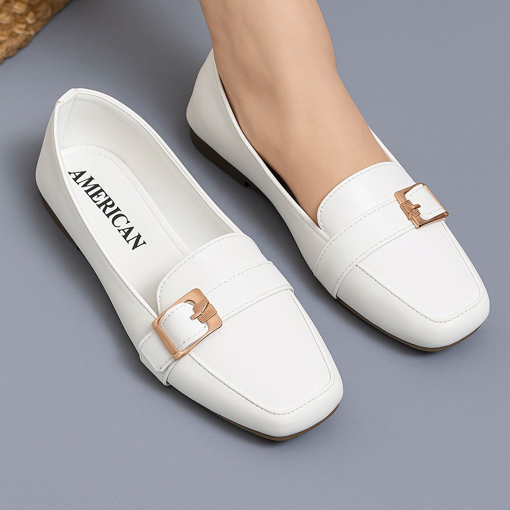 Women Flat Loafers & Moccasin Shoes Winter Ballet Flat Pumps & Loafers