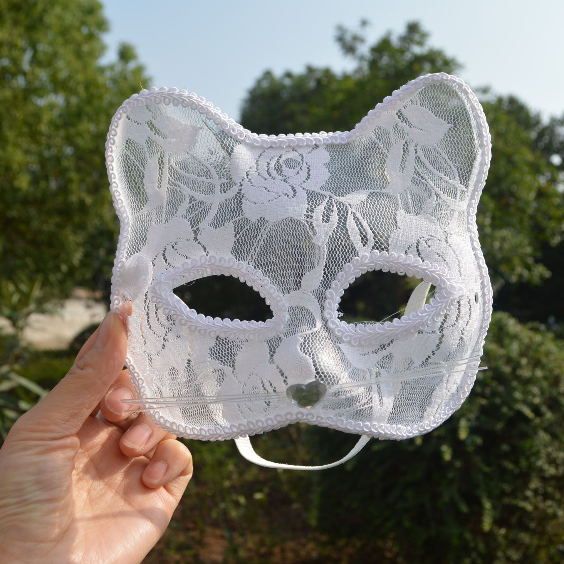  Lace CAT Face Masks For Women Party Masks Cosplay For Adults Masquerade Animal Lace Halloween Costume Fun Prop