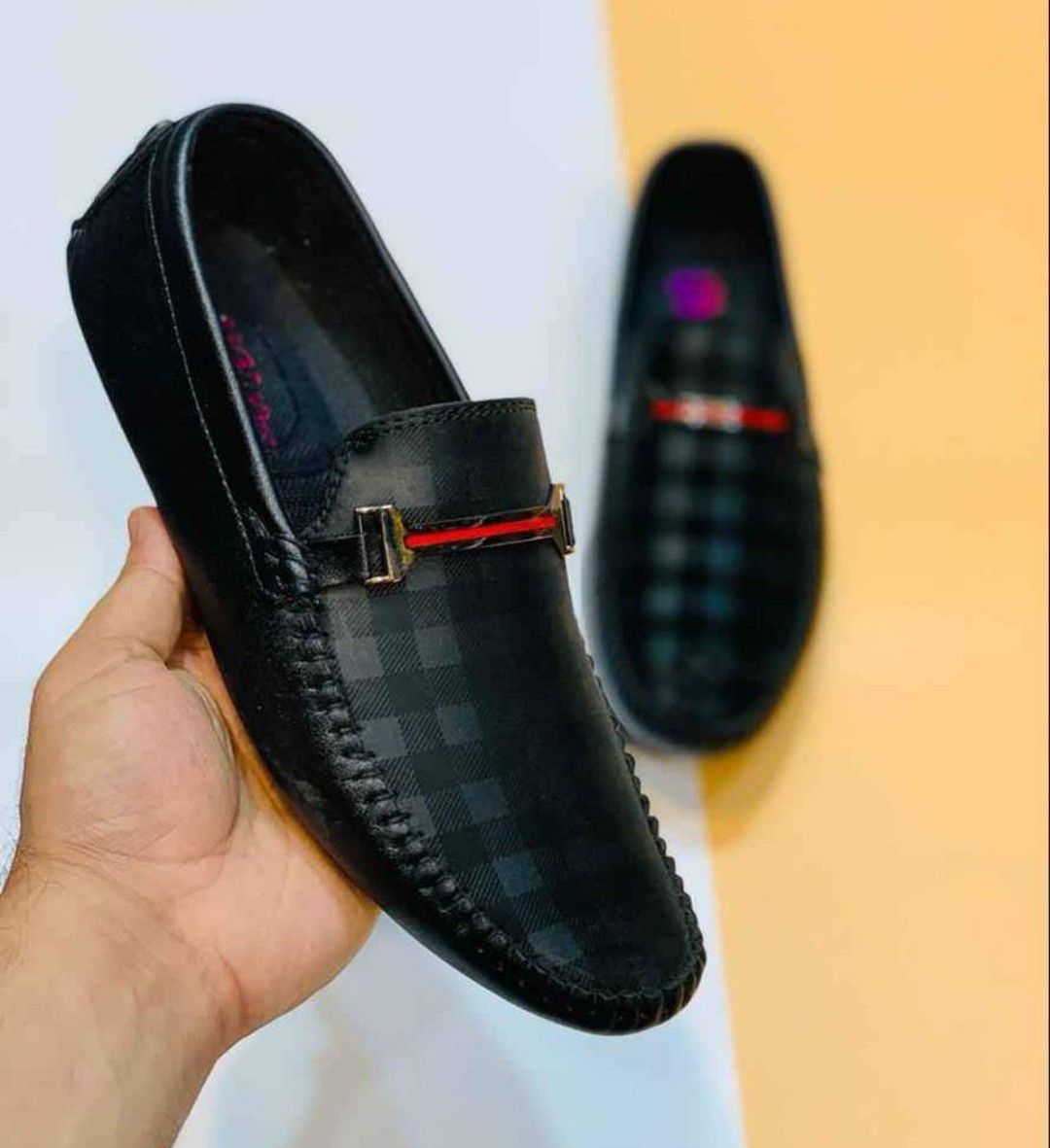 loaffer for mens artificial leather tranding design