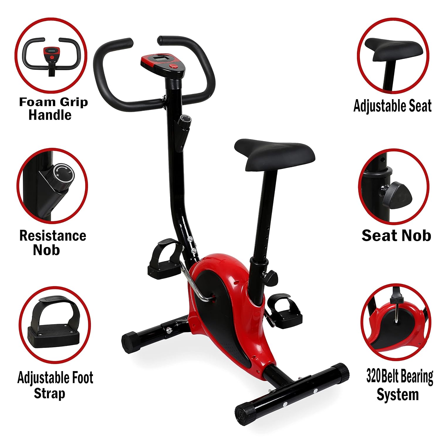 SNK Fitness Exercise Training Bicycle Fitness Equipment Home Gym Cardio Workout Training Machine