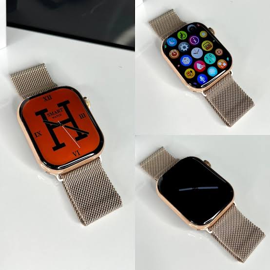 Watch 9 Max Smart Watch | Stainless Steel | Chain Edition | Dual Strap For Men Women | Big 2.19" Full HD Touch Display Screen | BT Calling & All Types Fitness Tracking Features