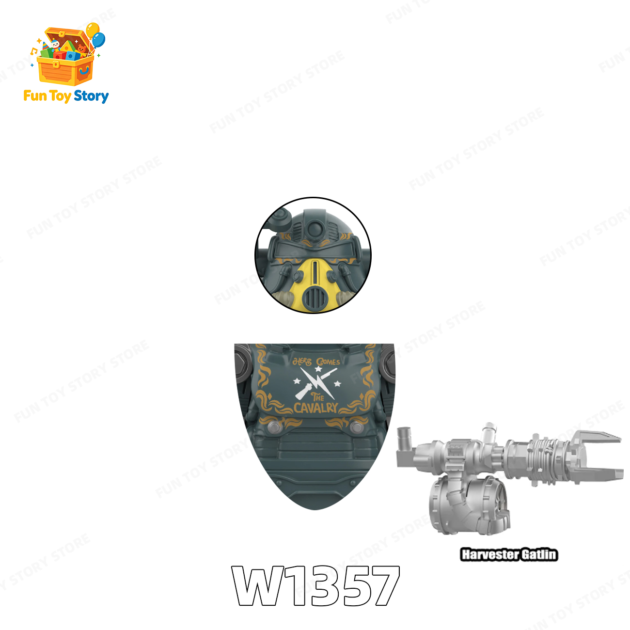 T60 Power Armored Officer Character Compatible with Third Party Models, Building Blocks, Toys, , and Enthusiasts' Collectio