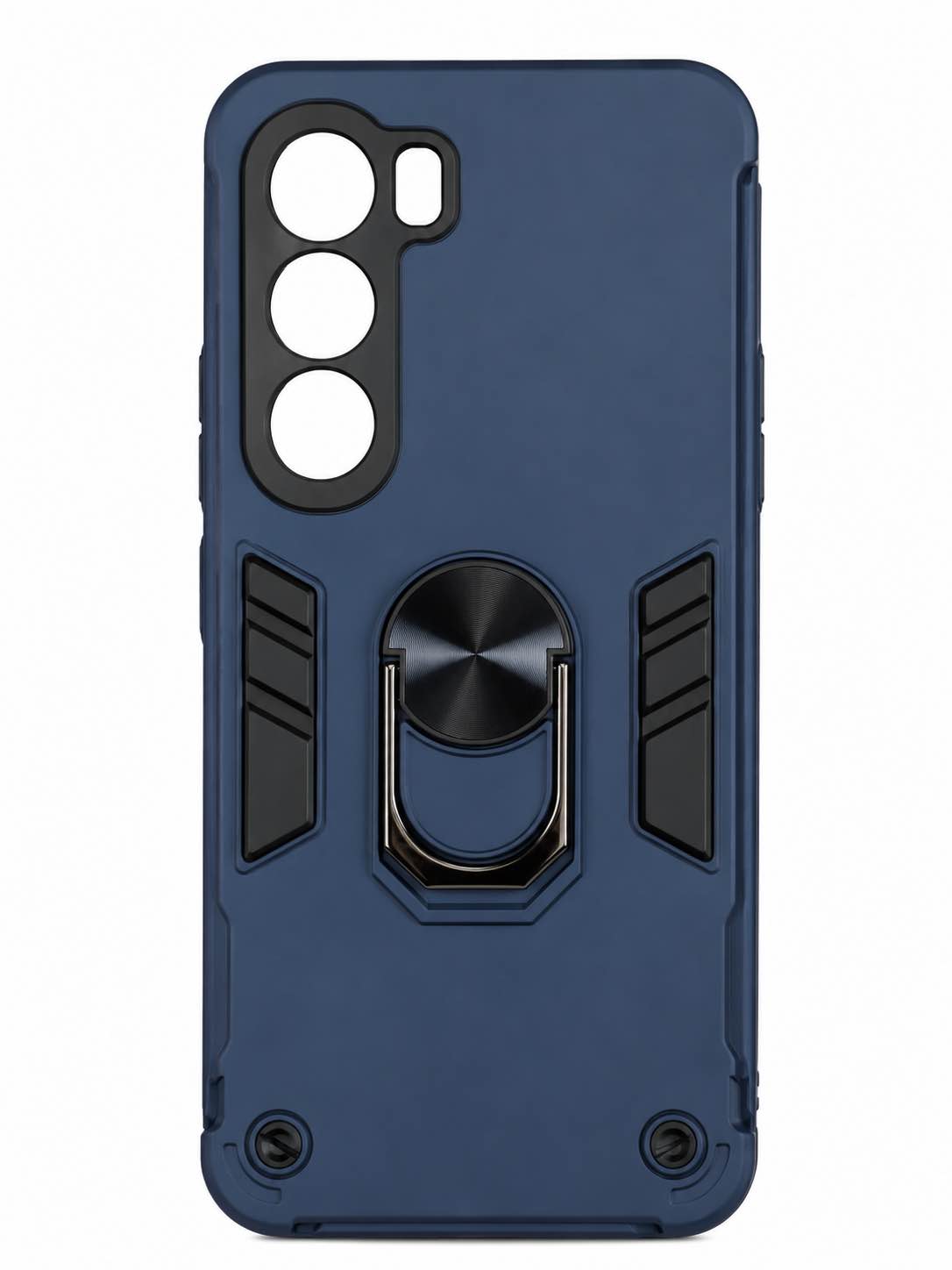 Infinix Hot 60 Pro | Hot 60 Pro Plus Premium Armor Ring Stand Back Cover | Shockproof Luxury Protective Case | Camera Protection Mobile Case