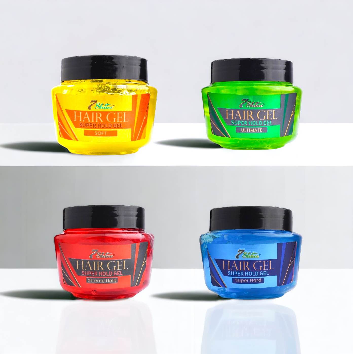 7 Shine Super Hard Hair Gel (125ml) | Mini pack