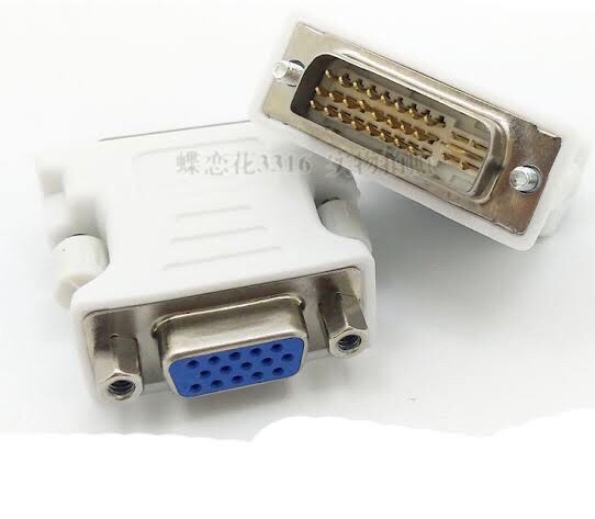 DVI to VGA Converter for Display port and DVI to Screen port