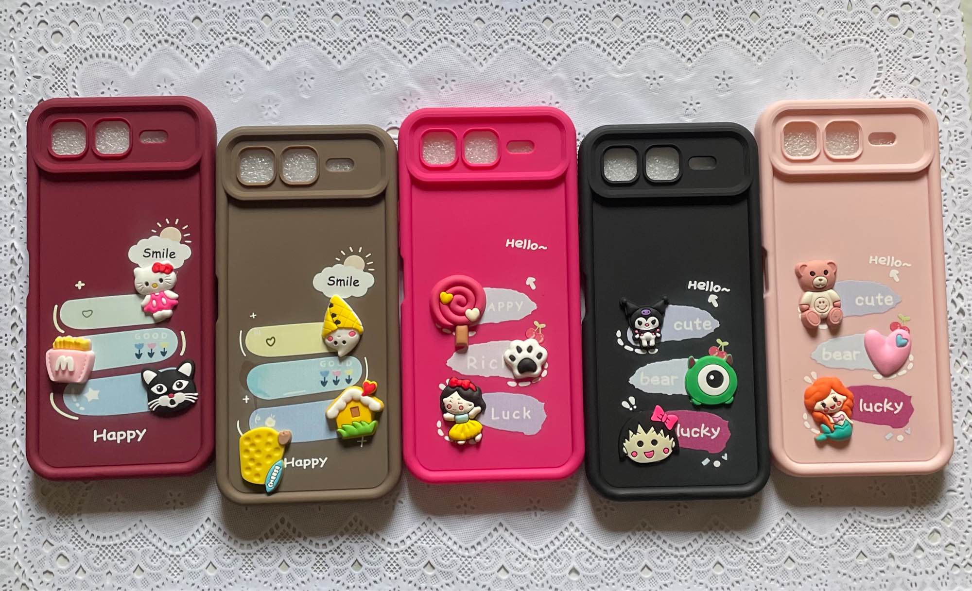 Infinix Smart 10 Plus - Ladies Fancy 3D Cartoon Cute Silicon Case