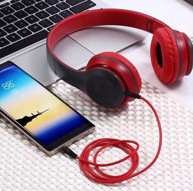 Wireless Headphones, P47 Bluetooth Foldable Headset with Microphone Support FM Radio TF for PC TV Smart Phones & Tablets Etc