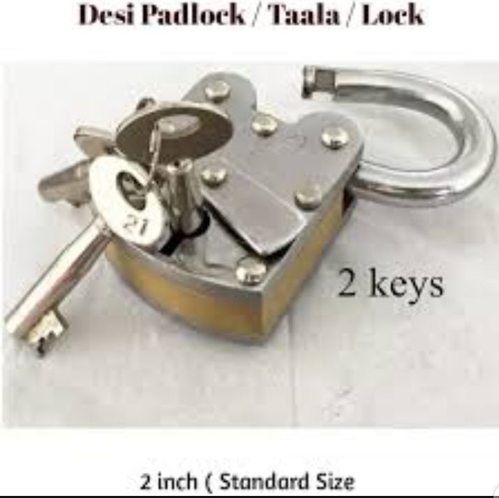 Desi padlock ( taala ,lock) heavy quality | Daraz.pk