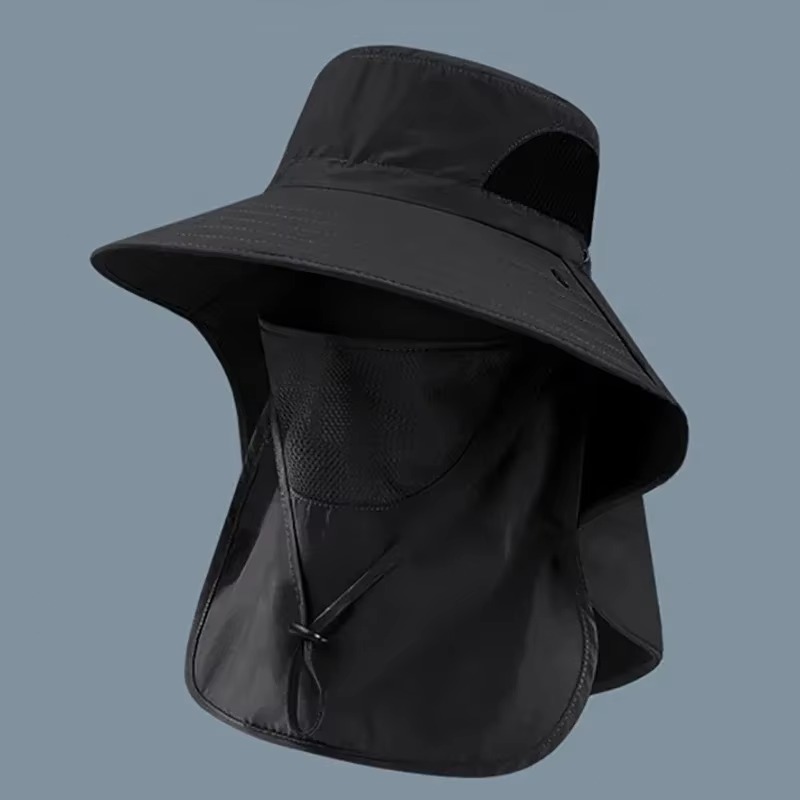 Outdoor Unisex Summer UV Protection Fishing Hat Breathable Sunshade Cap