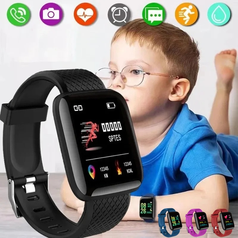 Smart Watch Sport Fitness Kids Clock 2024 Children Watches For Girls Boys  LED Electronic Bracelet Digital Wristwatch Mens