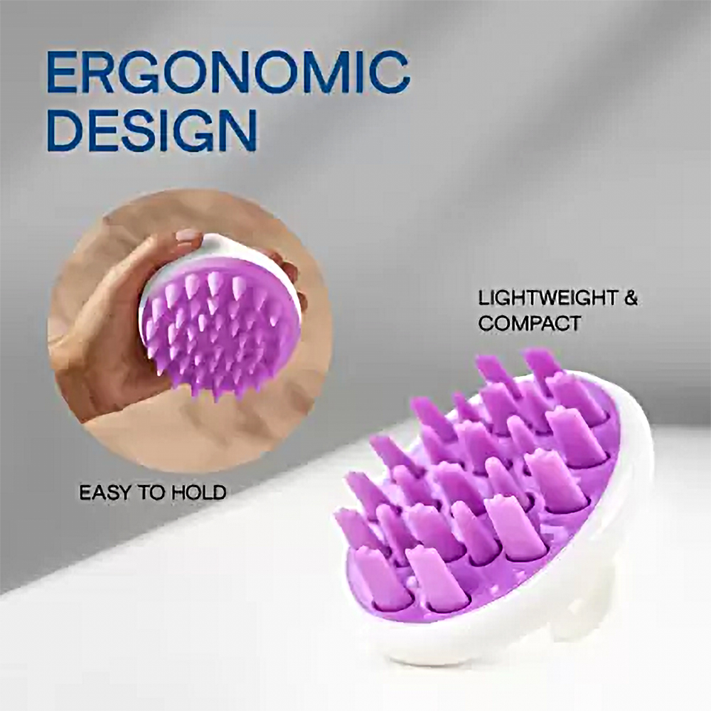 Silicone Scalp Massager Shampoo Brush - photo 4
