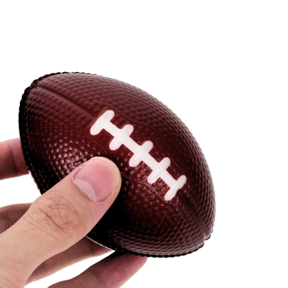 Medicare Physio Ball, 1 to 4 Pcs, Rugby Shaped Stress Relief Ball, Rugby Squishy Stress Relief Ball, Squeeze Ball, Imported Physio Ball, Hand Strengthening exercise, Hand Rehabilitation Exercise, Mini Football Sports Stress Ball, Made in Taiwan