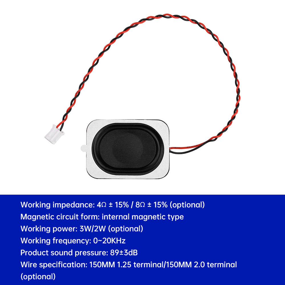 Internal Magnet Speaker High Sensitivity Small Size 3W DIY Loudspeaker Replacement Compatible with Various Audio Devices