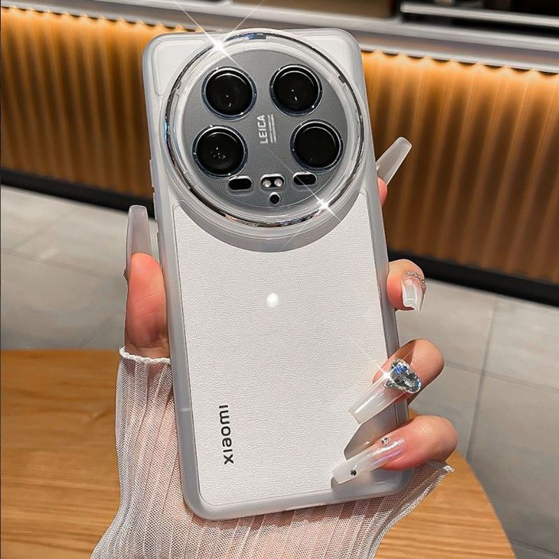 For  13 Ultra Case  14 Ultra Phone Case  15 Ultra Cover Mi 13 Ultra Shookproof Plating Silicone back cover