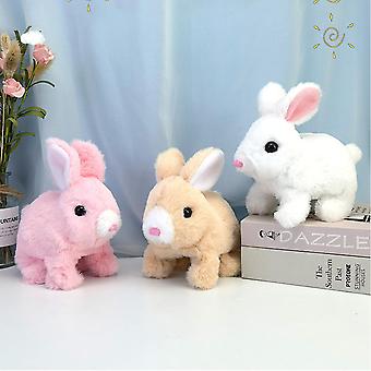 Electric Walking Cute Rabbit Plush Toy With Music