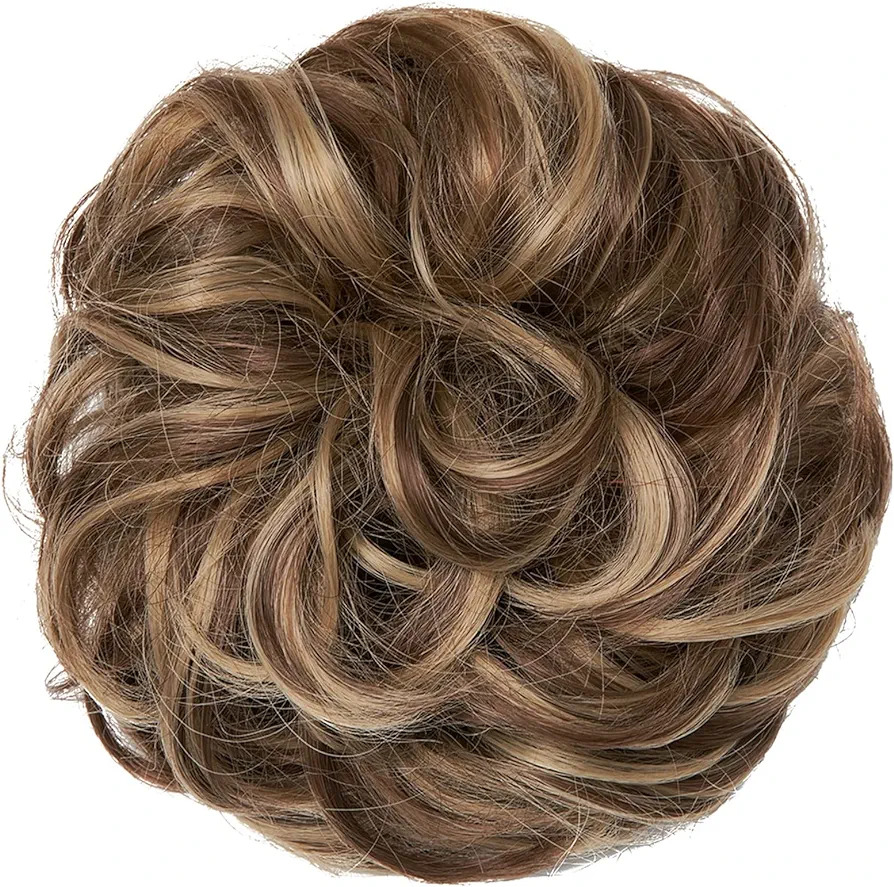 Black Color Hair Jura Extension And Dark Brown Hair Extension For Women And Girls Big Hair Volumizer Bun And Poni Extension Natural Look Soft Synthetic Hair Jura For Bridal Party Office And Daily Wear Elegant Hair Styling Tool