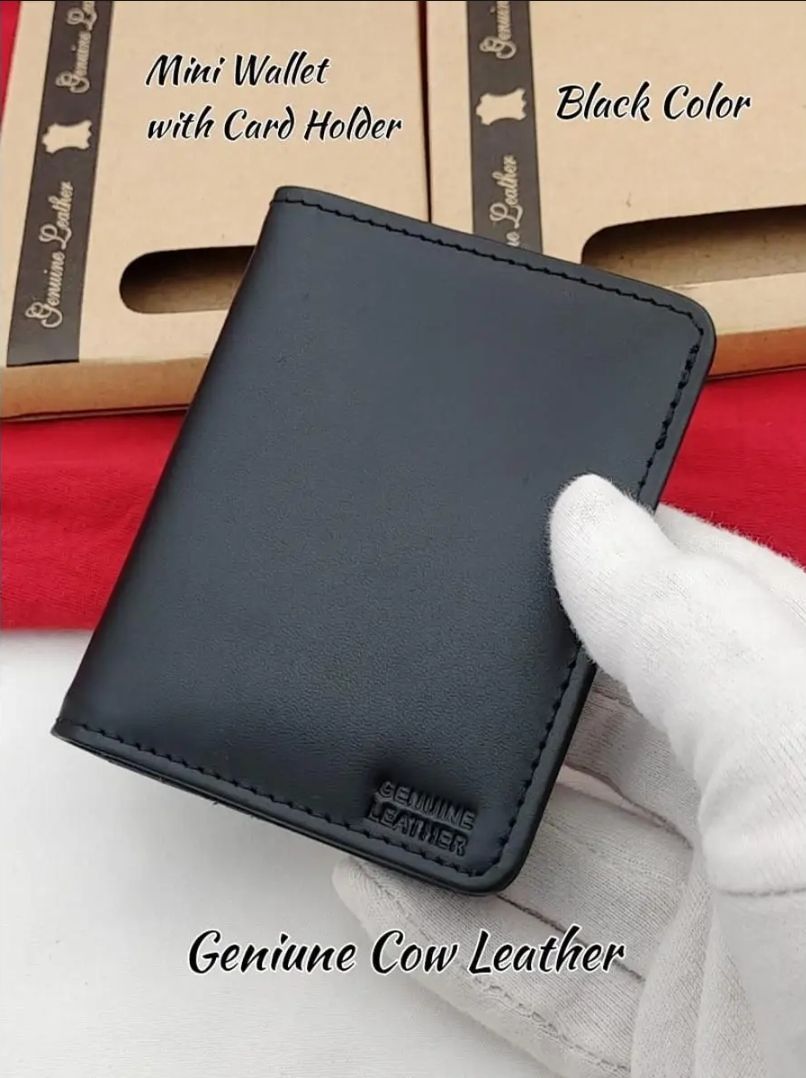 Wallet For Men And Women Genniun Cow leather Card Holder Wallet