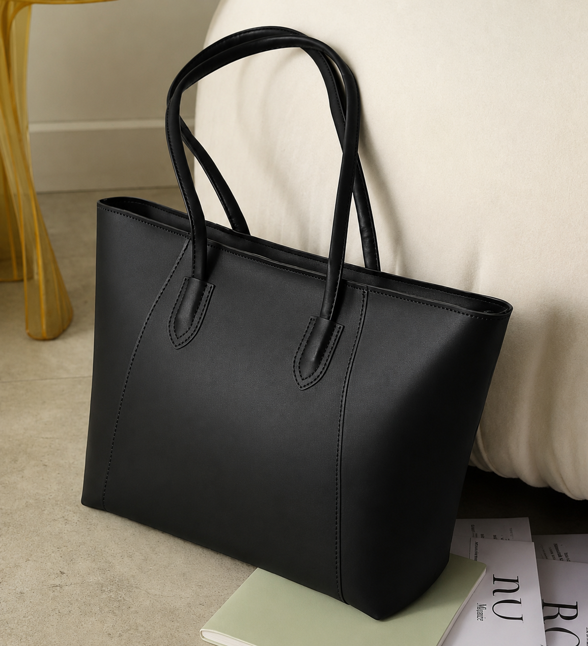 Urban Style Women Tote Bag  Spacious Shoulder Handbag for Office & Daily Use