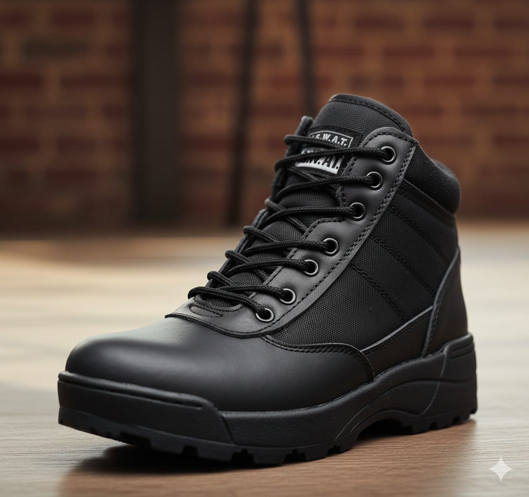 Premium Army Combat Boots  Pole Security Shoes  Strong Military Tactical Jungle & Desert Boots for Men Pakistan