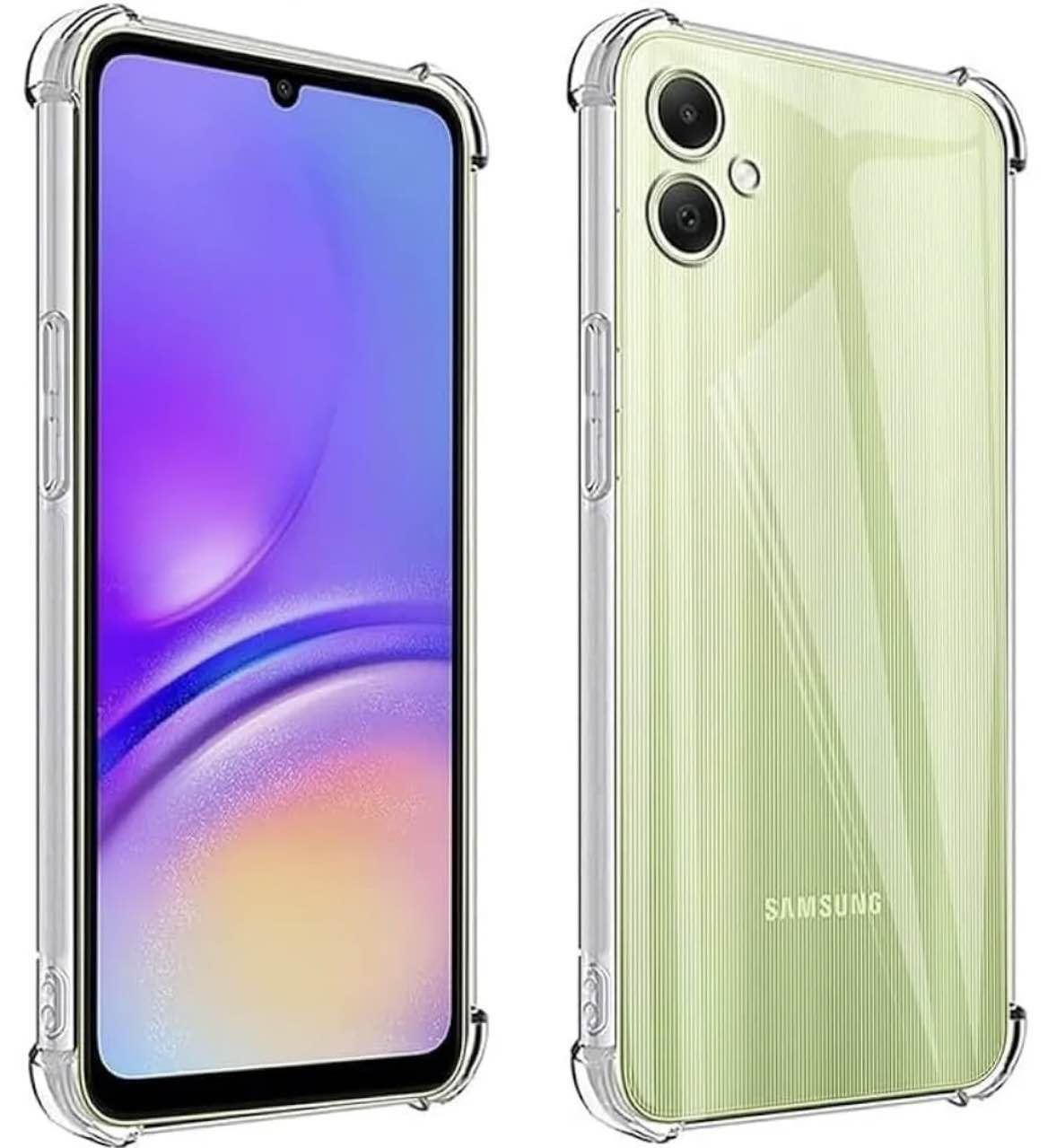 Samsung Galaxy A05 4G_ Bumper Transparent Back Cover Soft TPU Shock Proof Drop Protective Crystal Clear Case (Imported Transparent) price in Pakistan
