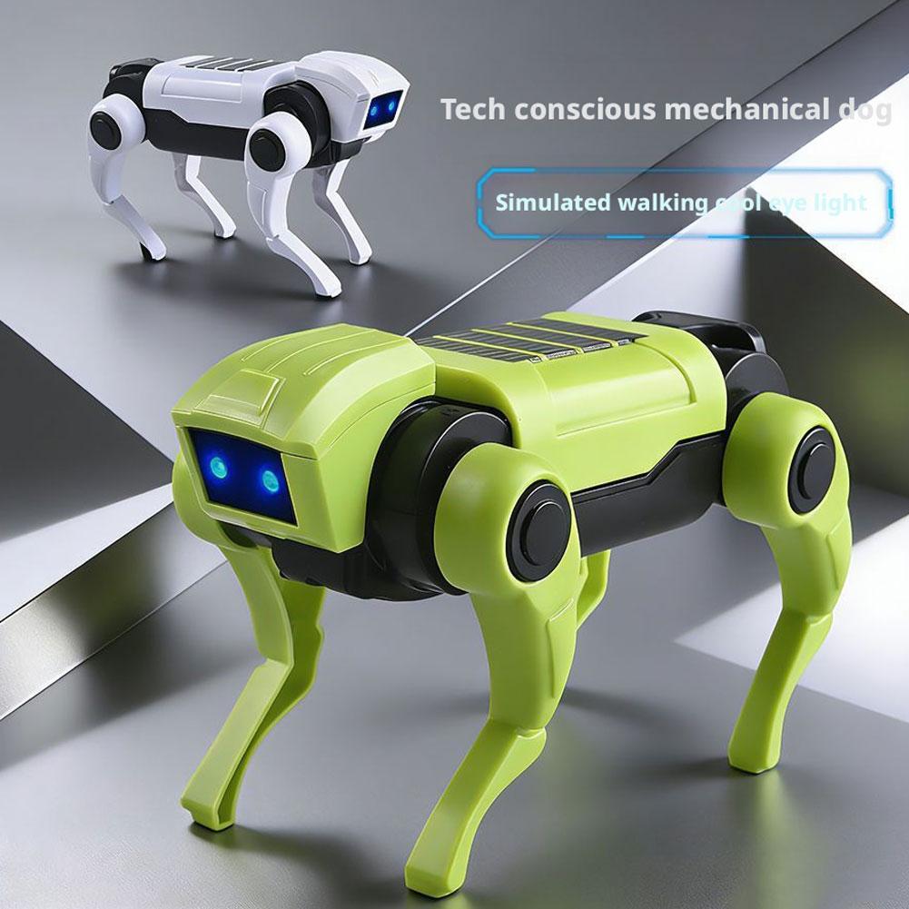 Mechanical Dog Toy RC Robot Children's Remote Control Mechanical Dog Toy Electric Science Teaching Toys for Kids