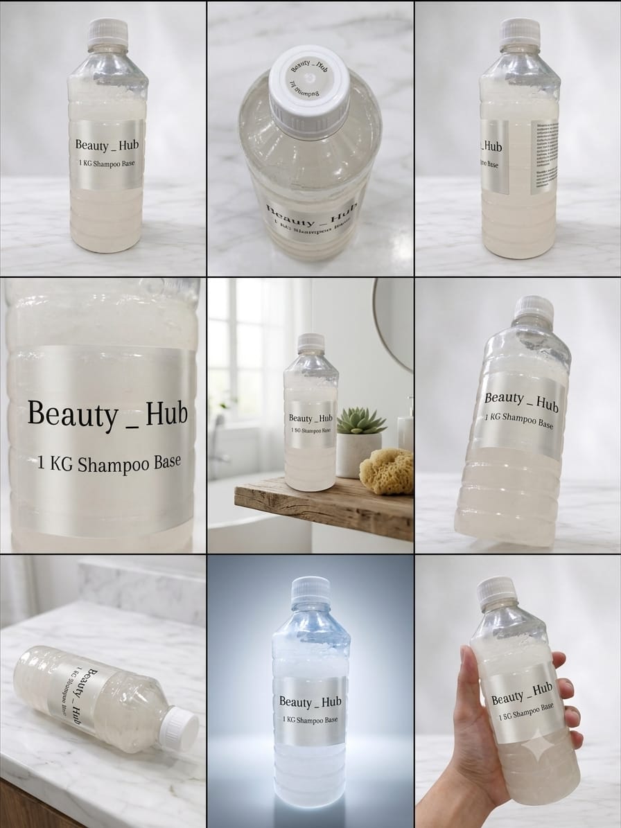 Beauty Hub Shampoo Base 1KG | Hair Care Shampoo Making Base | Cosmetic Shampoo Base | DIY Shampoo Making | Homemade Shampoo