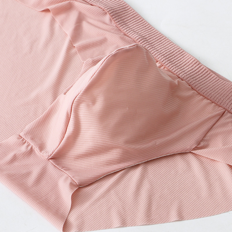 Men's Briefs Ice Silk Underwear Seamless Breathable Low Waist Panties Shorts